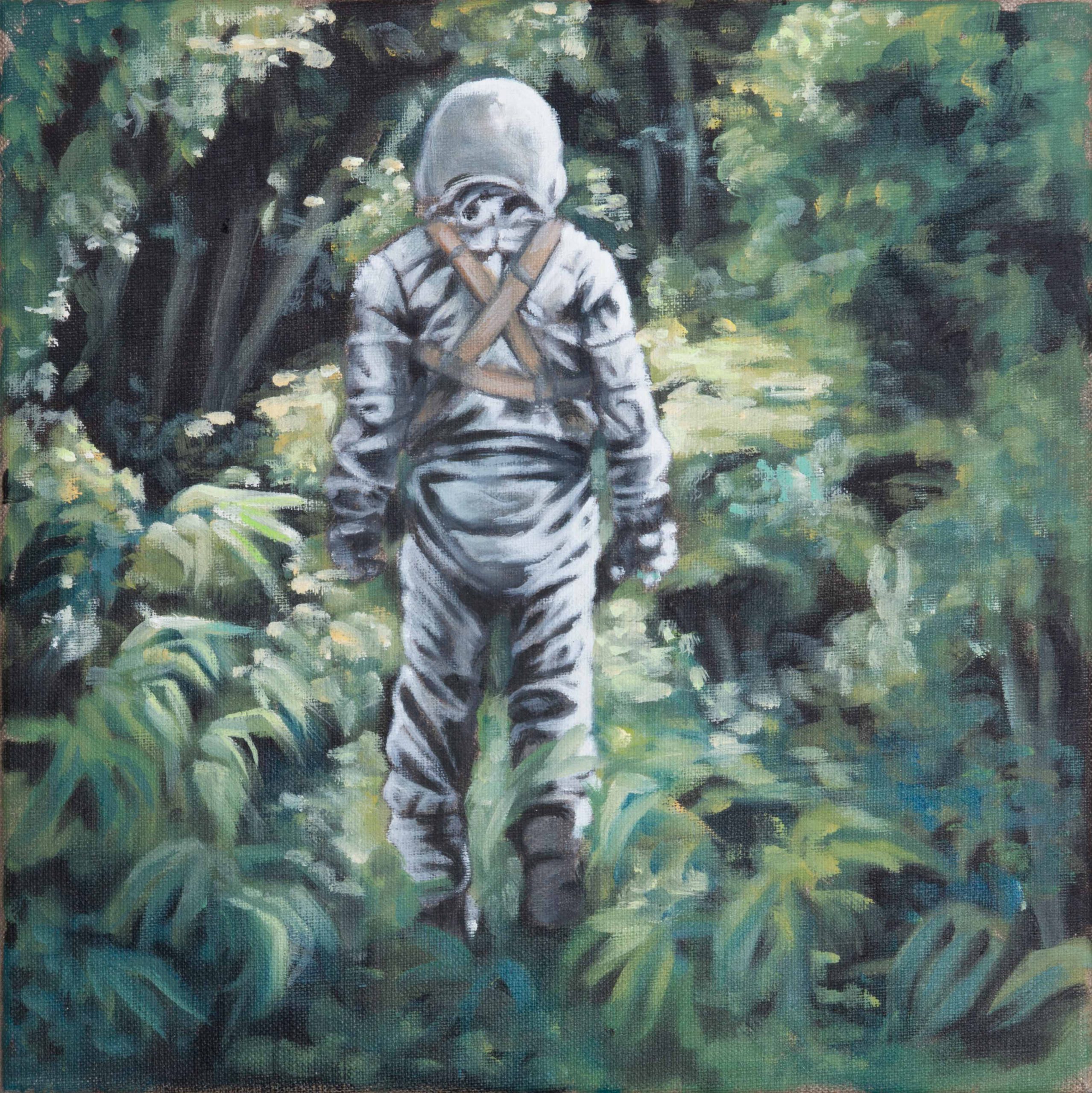 Astronaut laufend